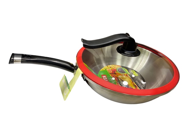 SARTEN WOK GRIS